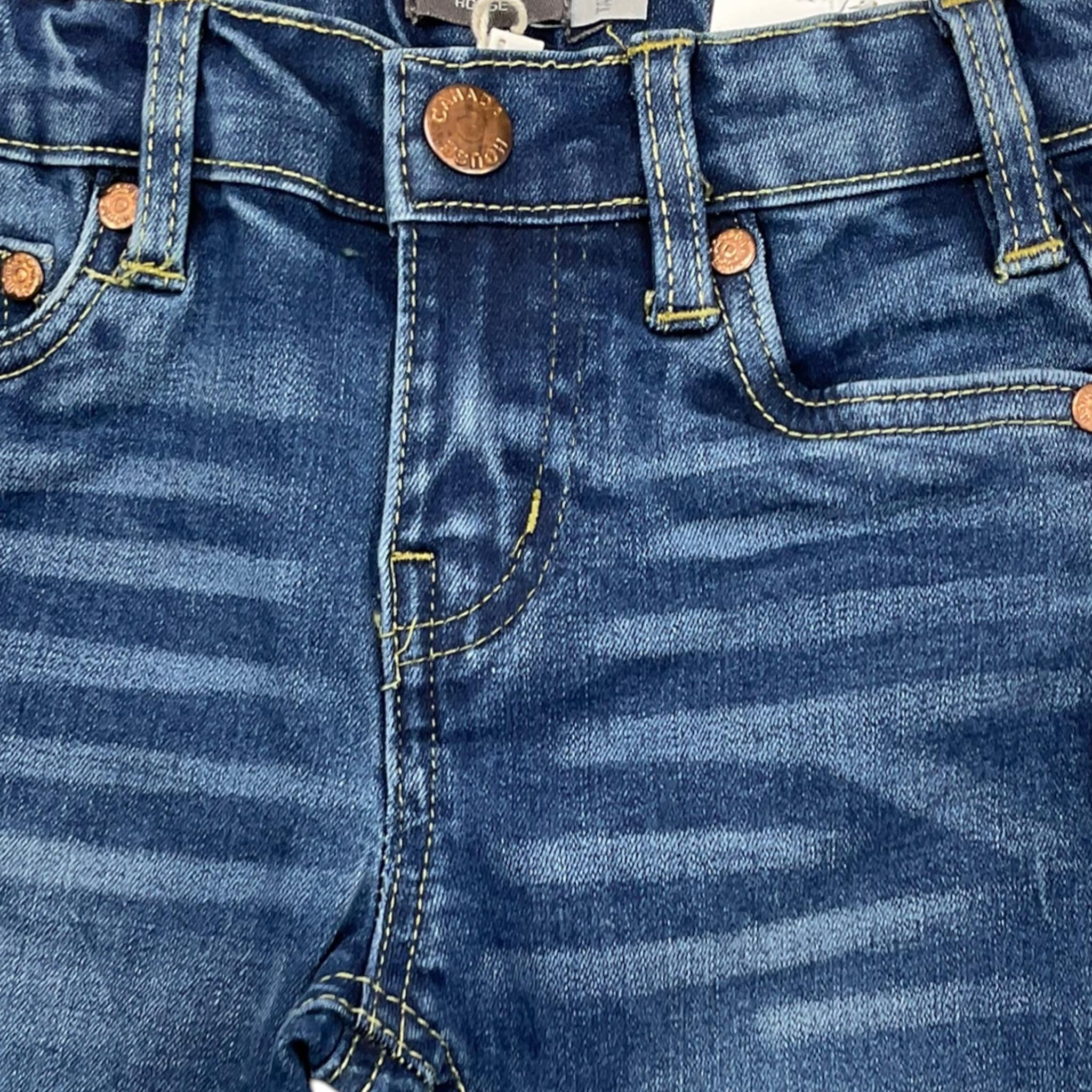 CANADA HOUSE jeans tinta unita con girovita regolabile Blu per Bambino 24472241 BLU CANADA HOUSE 