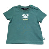 K-Way T-Shirt Girocollo Tinta Unita con Stampa per Neonato K2158JW VERDE K-WAY 