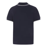 Fay Polo Tinta Unita Mezza Manica con Colletto  per Bambino FU8P81X BLU FAY 