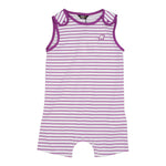 K-Way Pagliaccetto Giromanica Fantasia A Righe per Neonata K2137VW BIANCO/VIOLA K-WAY 