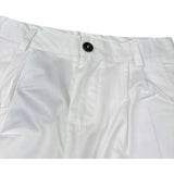 Paolo Pecora Pantalone Tinta Unita con Girovita Regolabile per Bambino PP4247 BIANCO PAOLO PECORA 