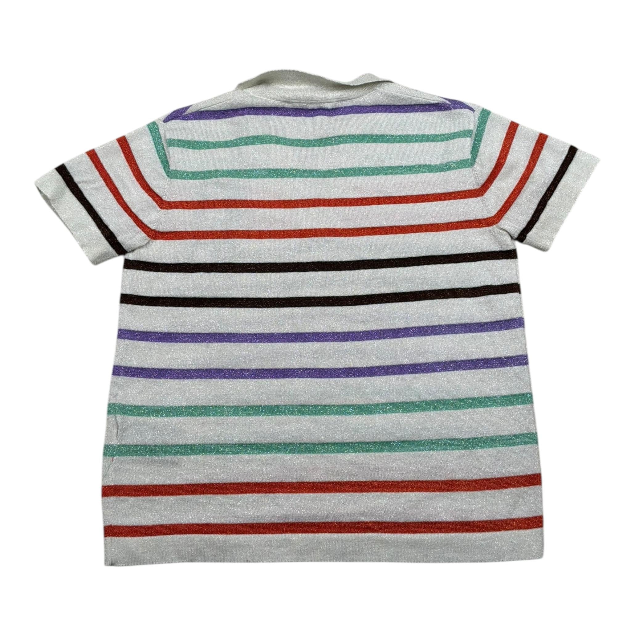 Just Cavalli Polo Mezza Manica Fantasia A Righe per Bambina JGP26070PO PANNA JUST CAVALLI 