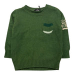 TRUSSARDI maglia girocollo tinta unita con taschino Verde per Neonato TIA25138FE VERDE TRUSSARDI 