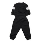 DANIELE ALESSANDRINI completo 2pz felpa-pantalone tinta unita Nero per Neonato 1291T00083 NERO DANIELE ALESSANDRINI 