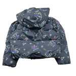 K-WAY giubbino tinta unita con zip e cappuccio Blu per Bambino K6141DW BLU K-WAY 