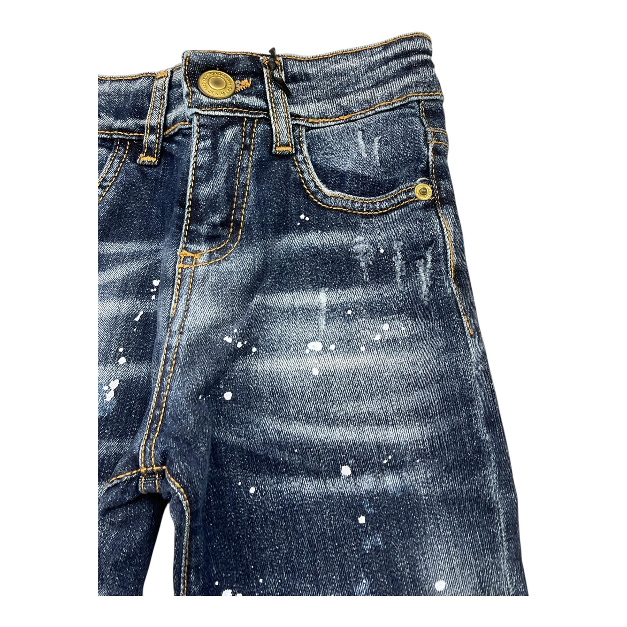 YES LONDON jeans titnta unita con girovita regolabile Blu per Bambino JR1091X BLU YES LONDON 