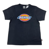 Dickies T-Shirt Girocollo Tinta Unita Con Stampa Nero Per Bambino