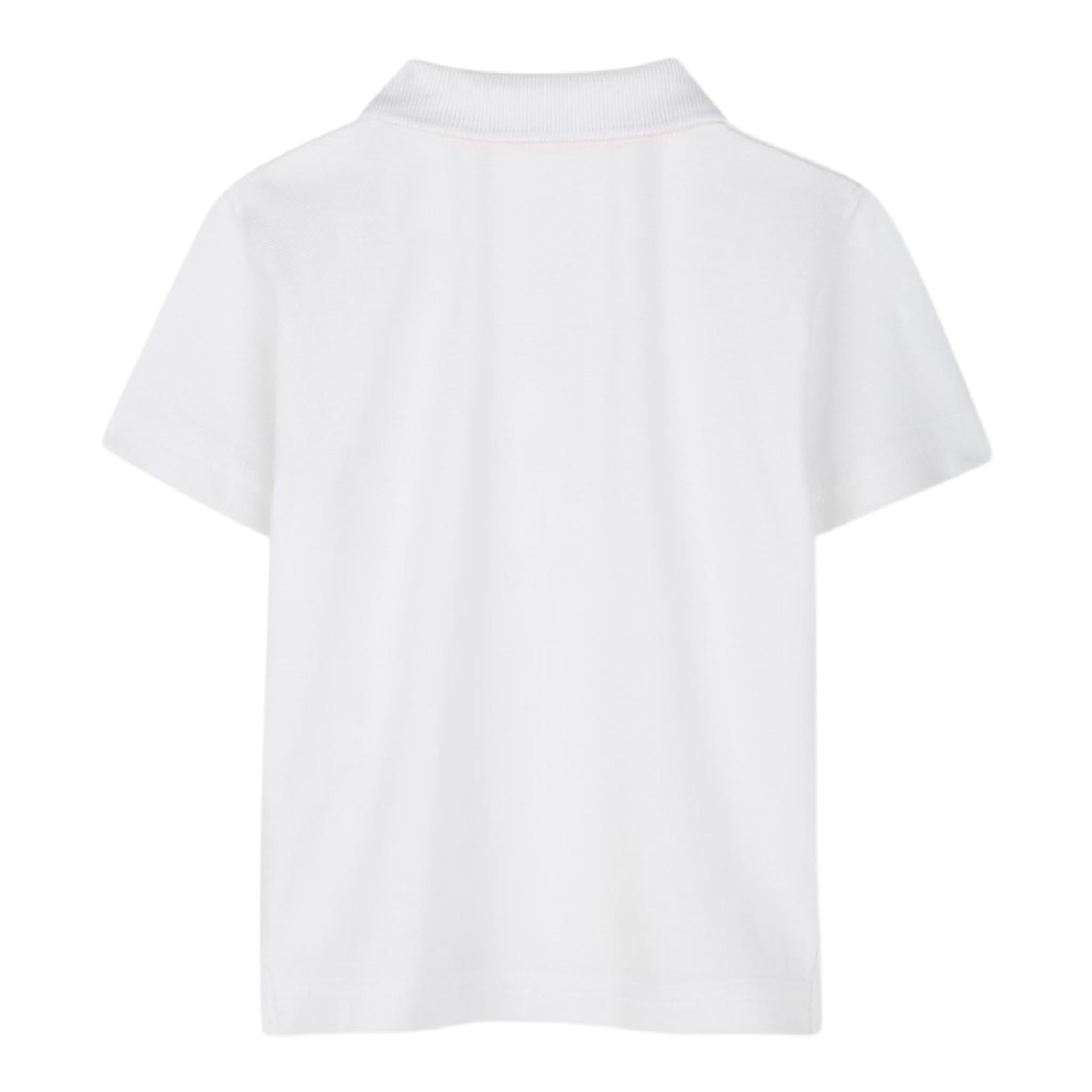 Timberland Polo Mezza Manica Tinta Unita con Logo per Neonato T6051010N BIANCO TIMBERLAND 