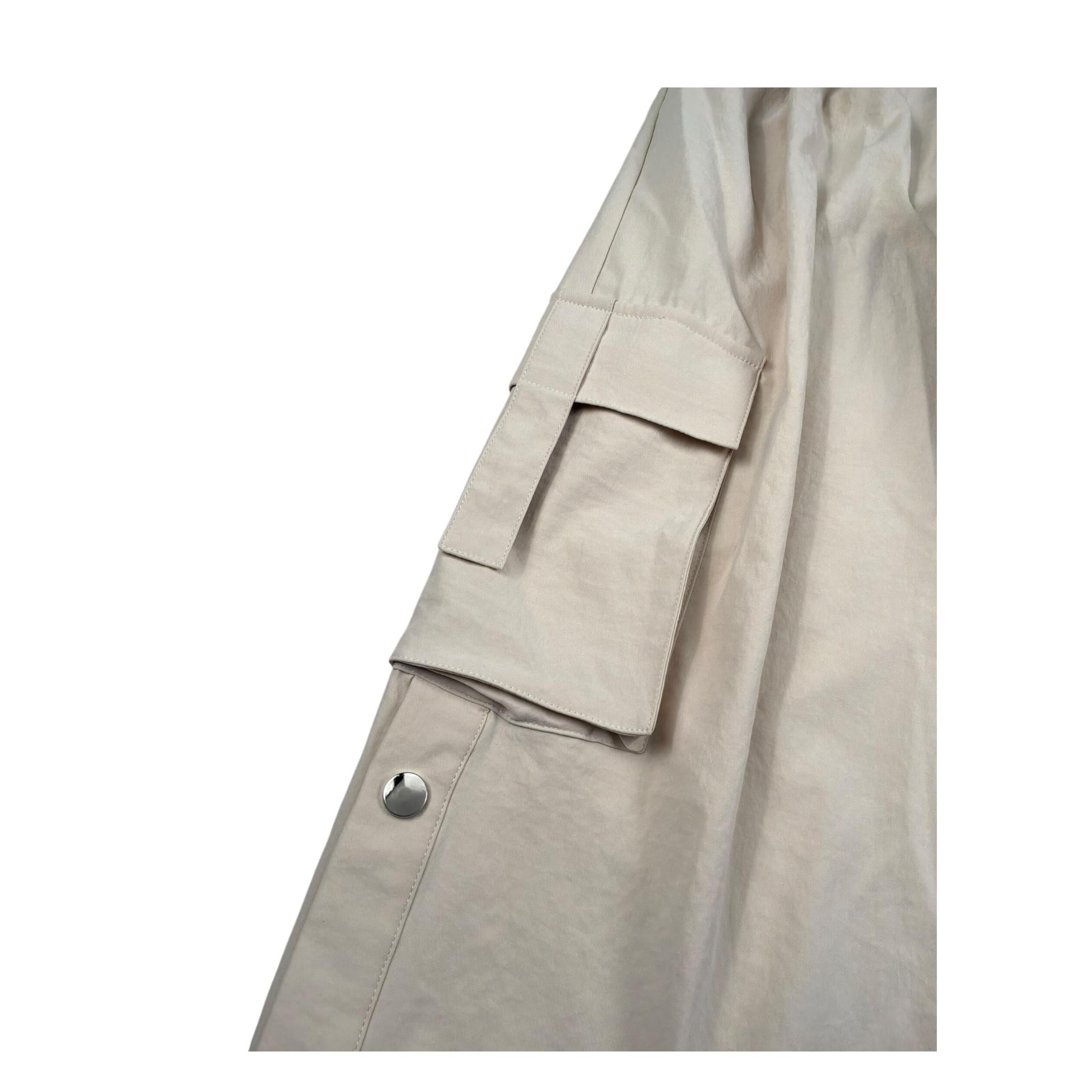 Manila Grace Pantalone Tinta Unita Modello Palazzo per Bambina 103PMJS25 BEIGE MANILA GRACE 