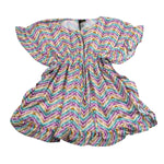 F**K Abito Tinta Unita con Fantasia per Bambina FJ25G5G08DSX51 MULTICOLOR F**K 