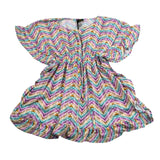 F**K Abito Tinta Unita con Fantasia per Bambina FJ25G5G08DSX51 MULTICOLOR F**K 