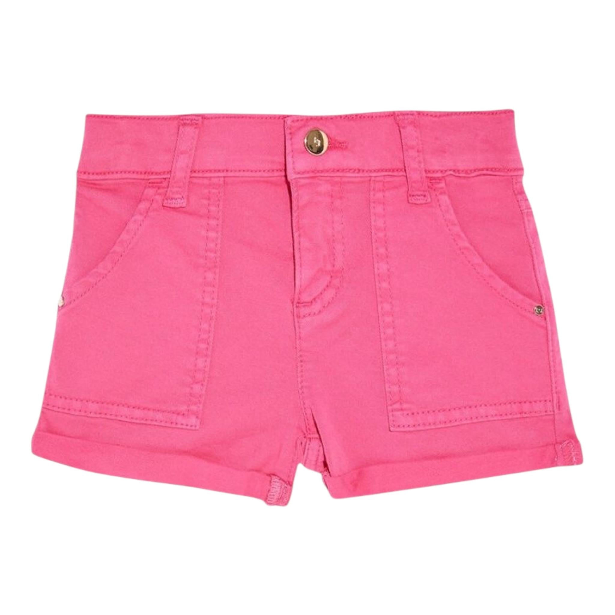 Liu Jo Short Tinta Unita con Girovita Regolabile per Bambina KA2033 FUXIA LIU JO 