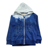 Trussardi Felpa con Zip E Cappuccio Bicolore per Bambino TBP26114FE BIANCO/BLU TRUSSARDI 