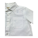 Trussardi Camicia Mezza Manica Tinta Unita con Taschino per Bambino TBP26029CA BIANCO TRUSSARDI 