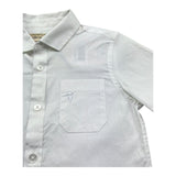 Trussardi Camicia Mezza Manica Tinta Unita con Taschino per Bambino TBP26029CA BIANCO TRUSSARDI 