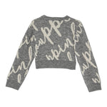 PINKO maglia tinta unita logata girovollo Grigio per Bambina F4PIJGJP019X GRIGIO PINKO 