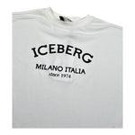 Iceberg T-Shirt Girocollo Tinta Unita con Stampa per Bambina TSICE5150JX BIANCO ICEBERG 