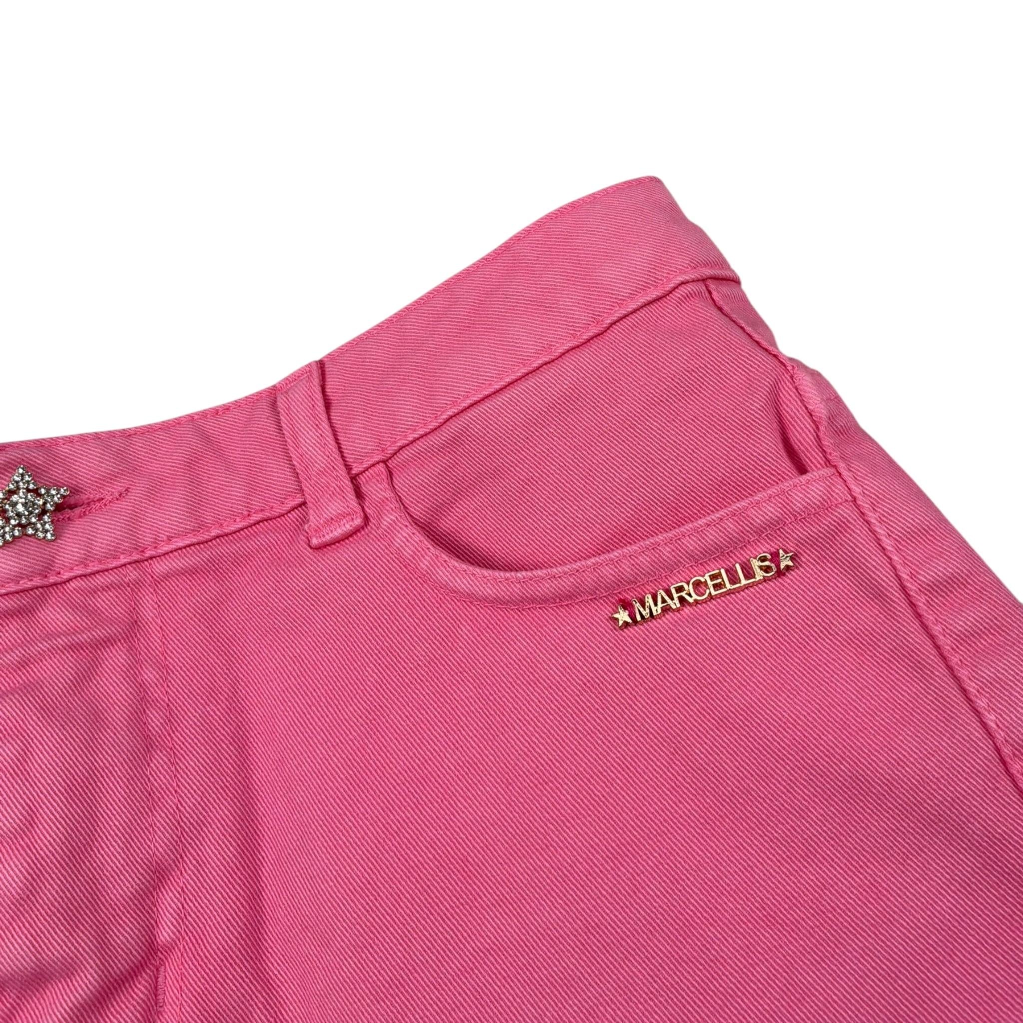 Marc Ellis Short Tinta Unita con Girovita Regolabile per Bambina JMJSO16667 ROSA MARC ELLIS 