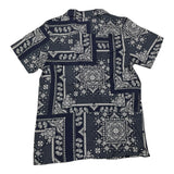 Tooco Camicia Mezza Manica Stampa Fantasia Blu Per Neonato