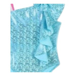 Billieblush Costume Intero Tinta Unita con Balze per Bambina U20920J AZZURRO BillIEBLUSH 