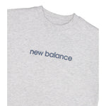 New Balance T-Shirt Girocollo Tinta Unita con Logo per Bambino LAKB0174 GRIGIO NEW BALANCE 