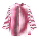 Dou Dou Giacca Tinta Unita con Fantasia A Righe per Bambina DW2P34 BORDEAUX DOU DOU 