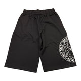 Butnot Bermuda Tinta Unita In Tuta Con Elastico In Vita Nero Per Bambino