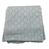 Juliana Coperta tinta unita con Fiocco Azzurro per Neonata 25011 AZZURRO JULIANA 