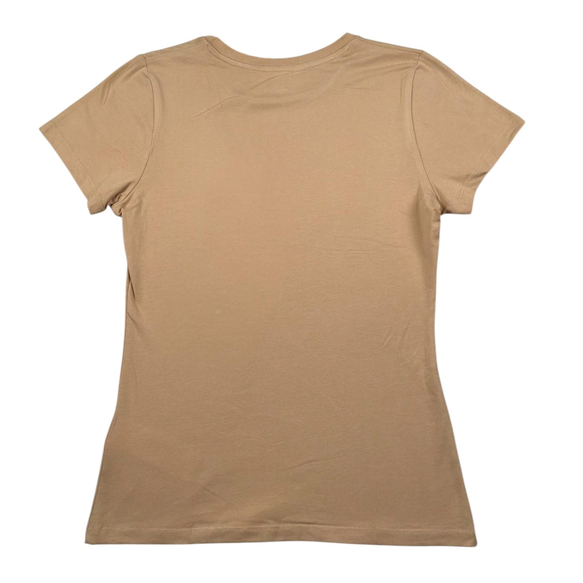 Michael Kors T-Shirt Girocollo Tinta Unita con Stampa per Bambina R30314X BEIGE MICHAEL KORS 