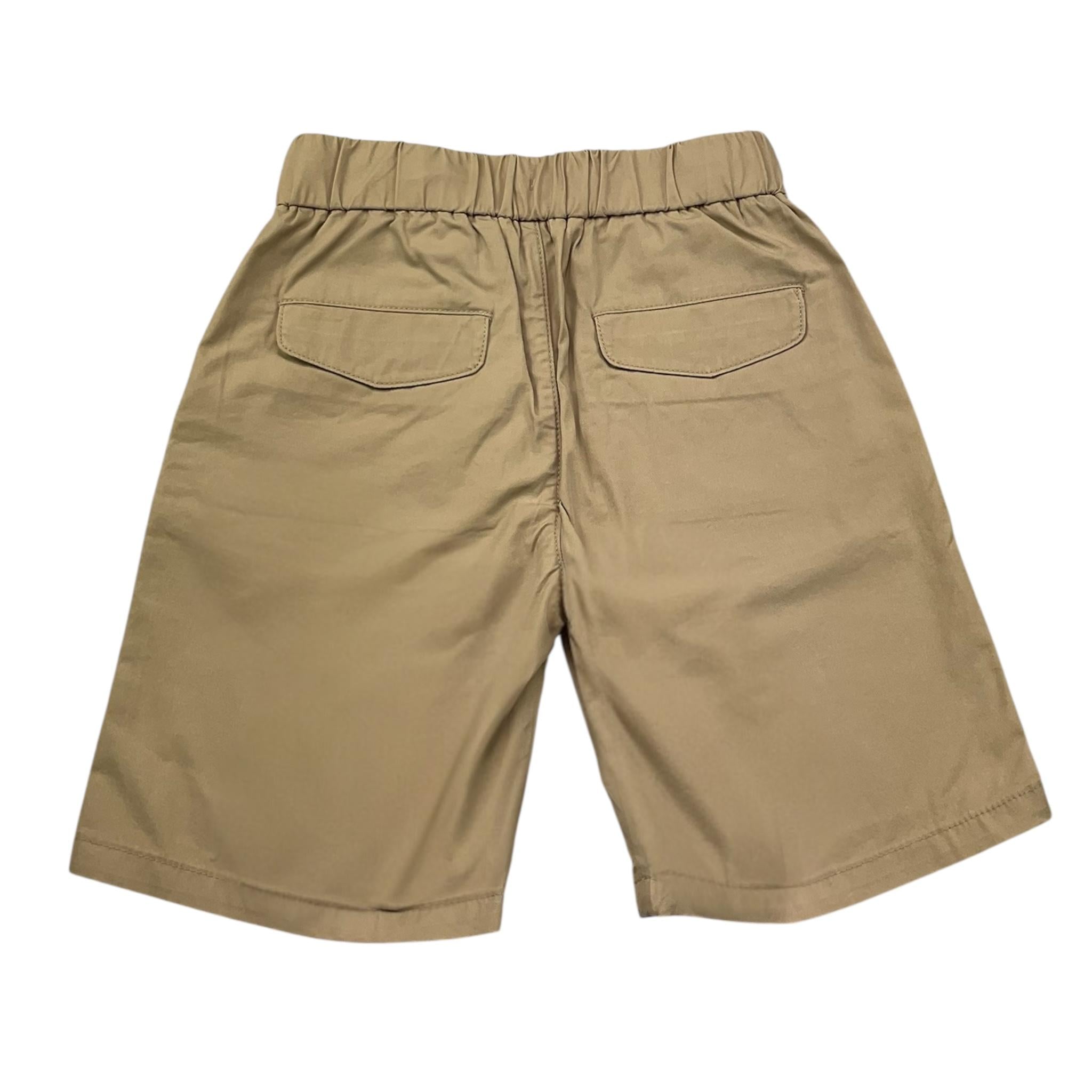 Sun68 Bermuda Tinta Unita con Elastico In Vita per Bambino B3506 SABBIA SUN68 