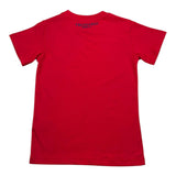 Trussardi T-Shirt Girocollo Tinta Unita con Logo per Bambino TBP26002TS ROSSO TRUSSARDI 