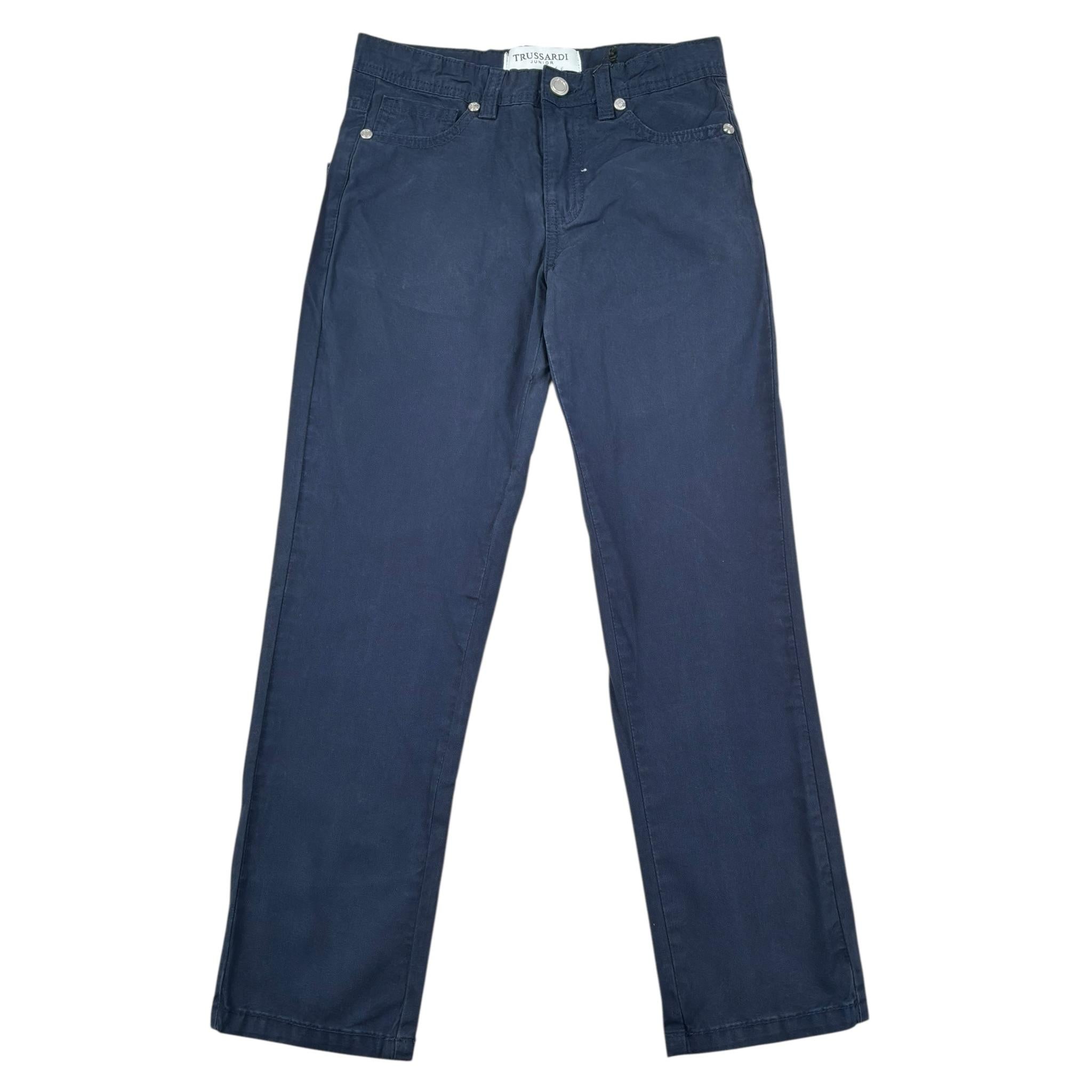 Trussardi Jeans Tinta Unita con Girovita Regolabile per Bambino TBP25086JE BLU TRUSSARDI 