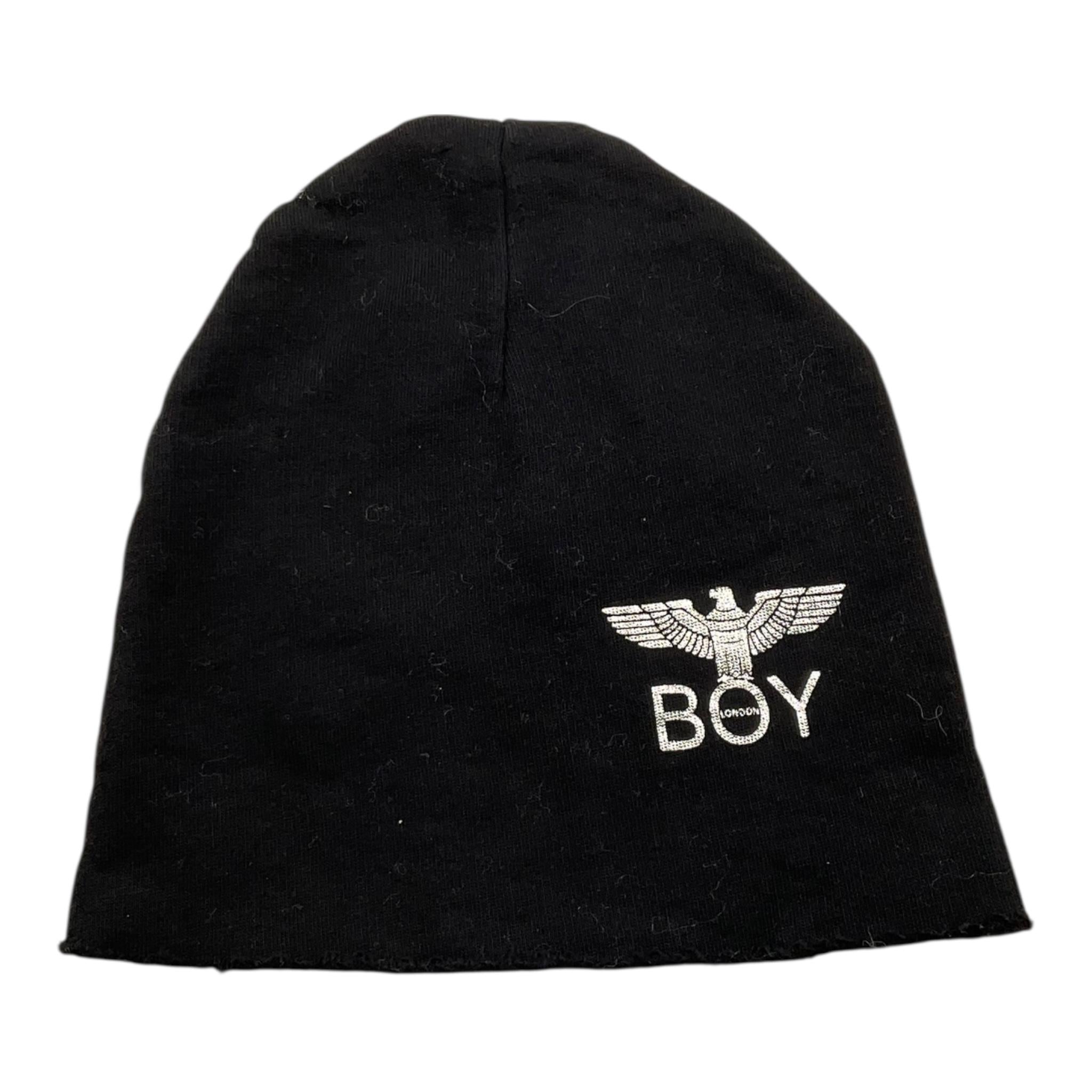BOY LONDON cappello tinta unita con stampa logo Nero per Bambina CSPBL NERO BOY LONDON 