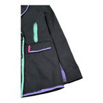 John Richmond Giacca Tinta Unita con Profili In Contrasto per Bambina RGP26134GC NERO JOHN RICHMOND 