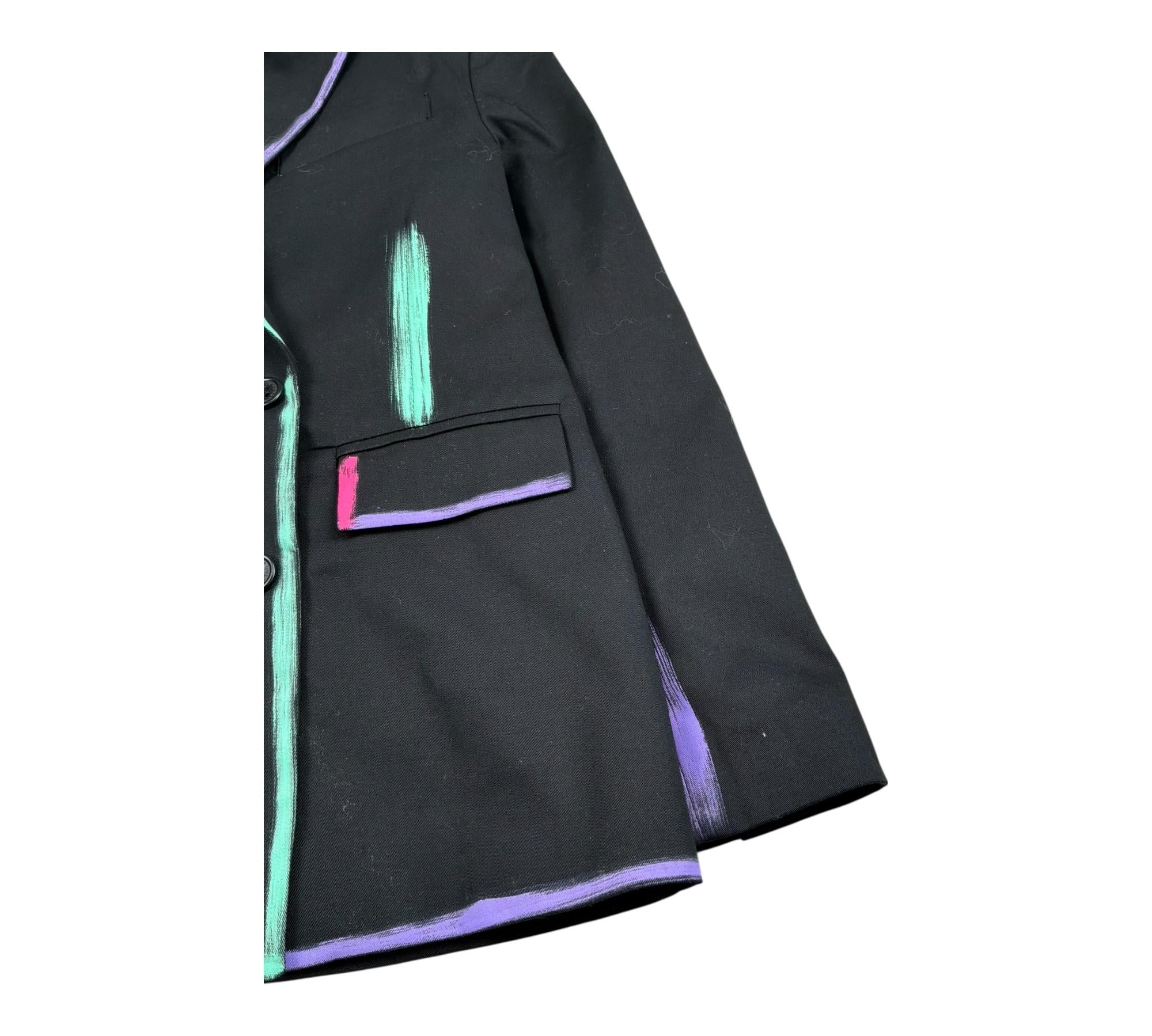 John Richmond Giacca Tinta Unita con Profili In Contrasto per Bambina RGP26134GC NERO JOHN RICHMOND 