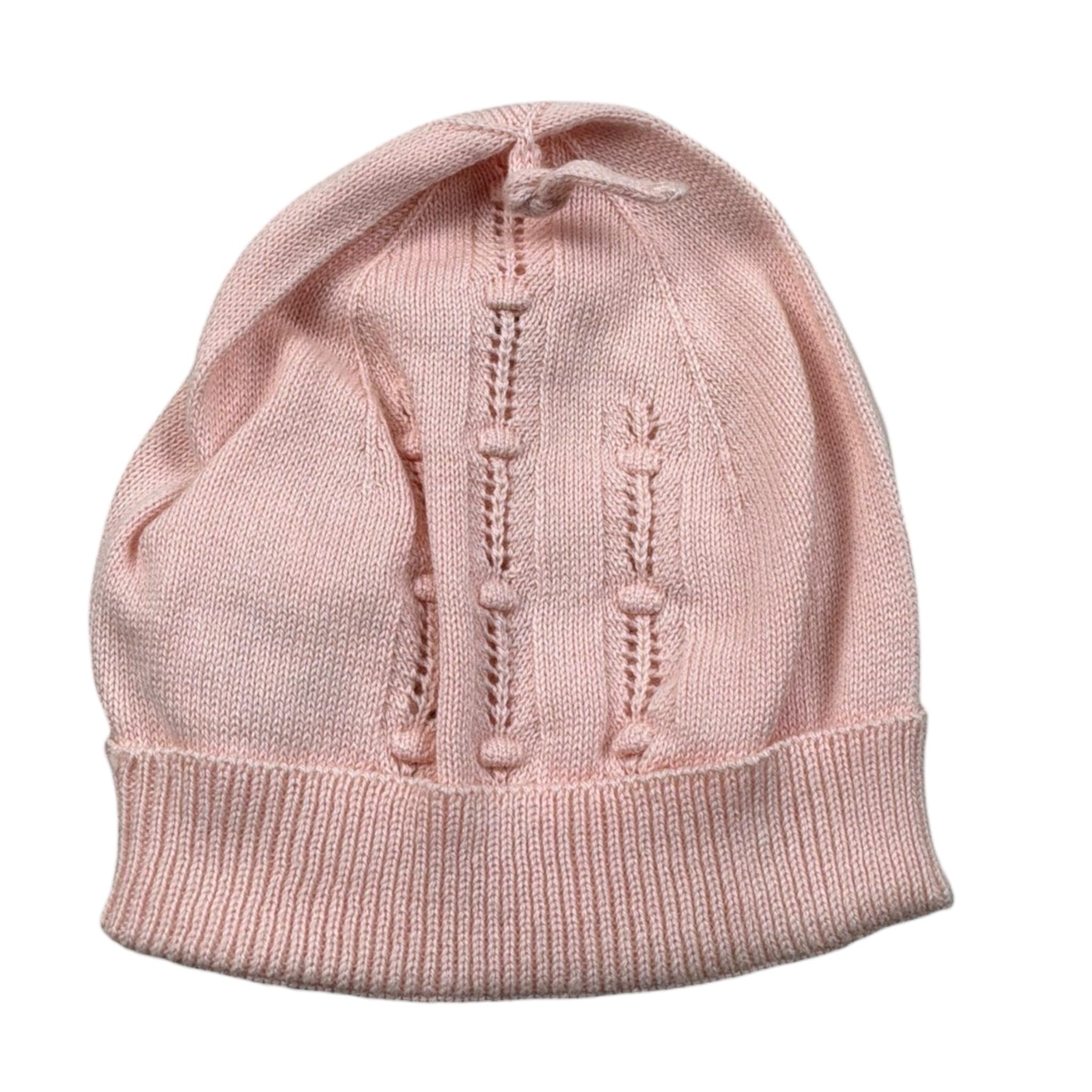 Wedoble Cappello Tinta Unita con Trafori per Neonata V2401307A ROSA WEDOBLE 