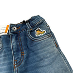Timberland Jeans tinta unita con Logo Blu per Neonato T04A22 BLU TIMBERLAND 