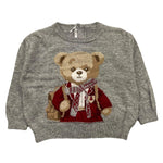 LE BEBE' maglia girocollo tinta unita cn stampa orso Grigio per Neonato LBG6134 GRIGIO LE BEBE' 