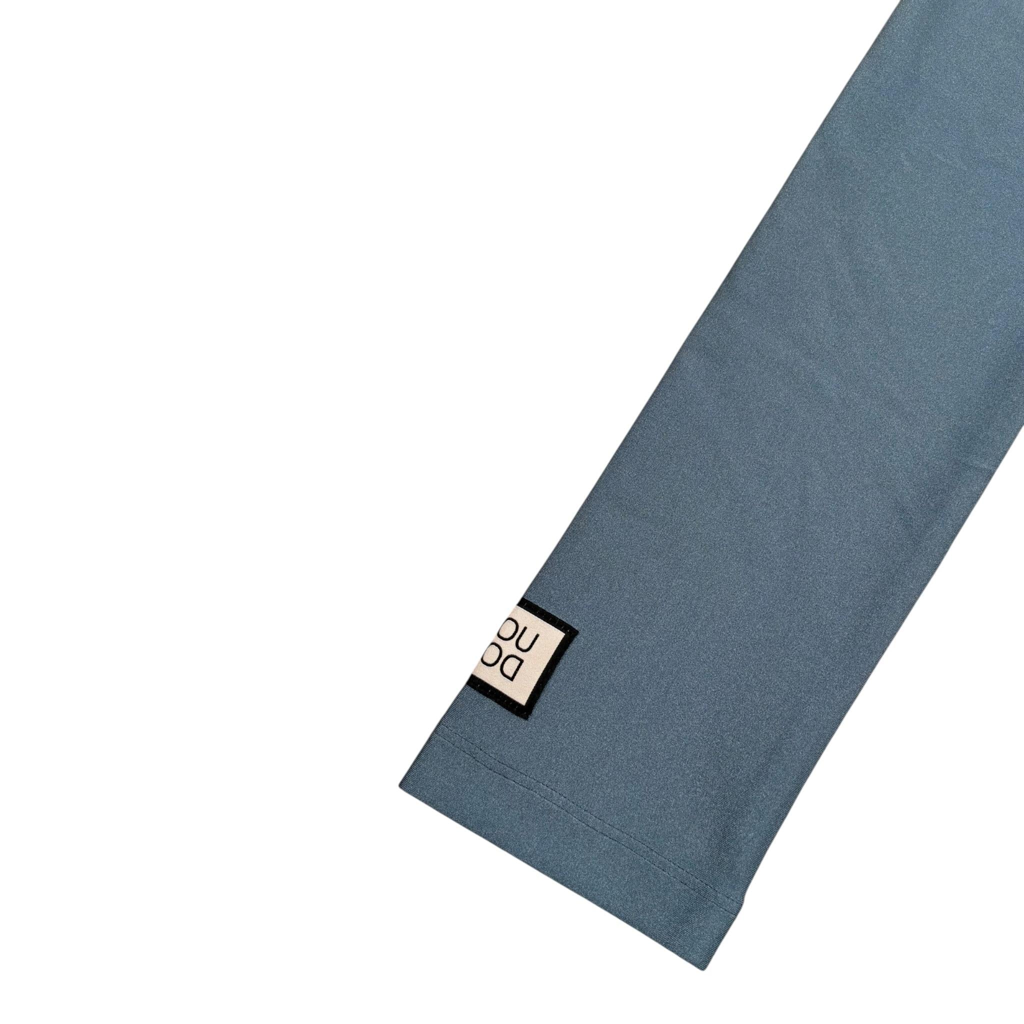 Dou Dou Leggins Tinta Unita con Logo per Bambina DW6A20X CELESTE DOU DOU 