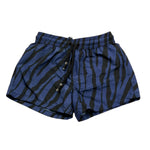 Paolo Pecora Costume Modello Boxer Tinta Unita con Fantasia A Righe per Bambino PP200111 BLU PAOLO PECORA 