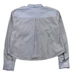 PLEASE camicia manica lunga fantasia a righe Azzurro per Bambina CL45271G66 AZZURRO PLEASE 