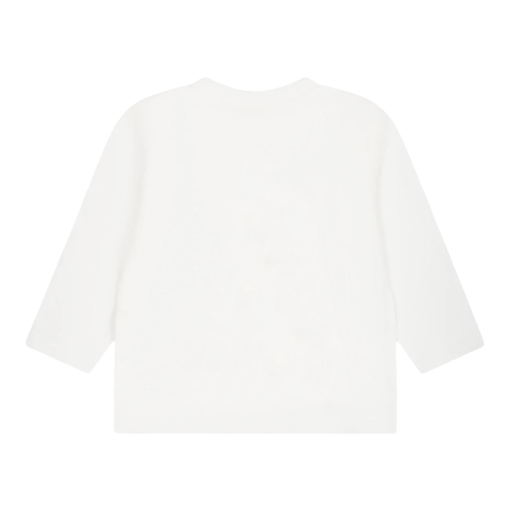 STELLA McCARTNEY shirt girocollo tinta unita con stampa pinguino Bianco per Bambino TT8610J BIANCO STELLA McCARTNEY 