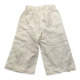 Zhoe & Tobiah Pantalone Modello A Palazzo Tinta Unita Con Applicazioni Bianco Per Neonata