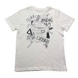 Yours T-Shirt Girocollo Tinta Unita Con Stampa In Contrasto Bianco Per Bambino
