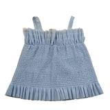 Dixie Top Tinta Unita per Bambina CC45290G74 AZZURRO DIXIE 