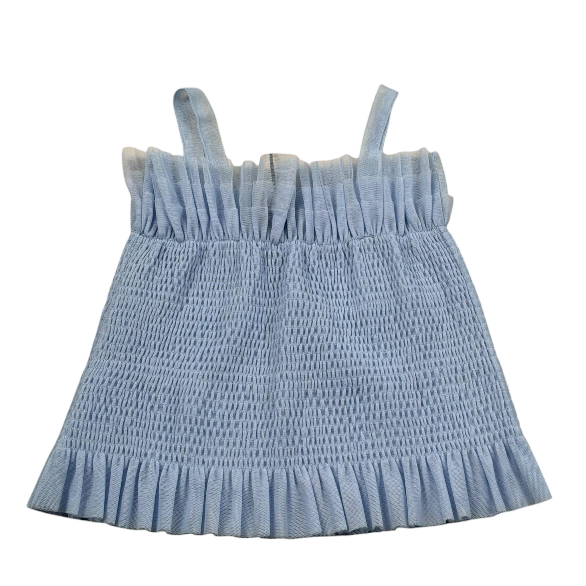 Dixie Top Tinta Unita per Bambina CC45290G74 AZZURRO DIXIE 