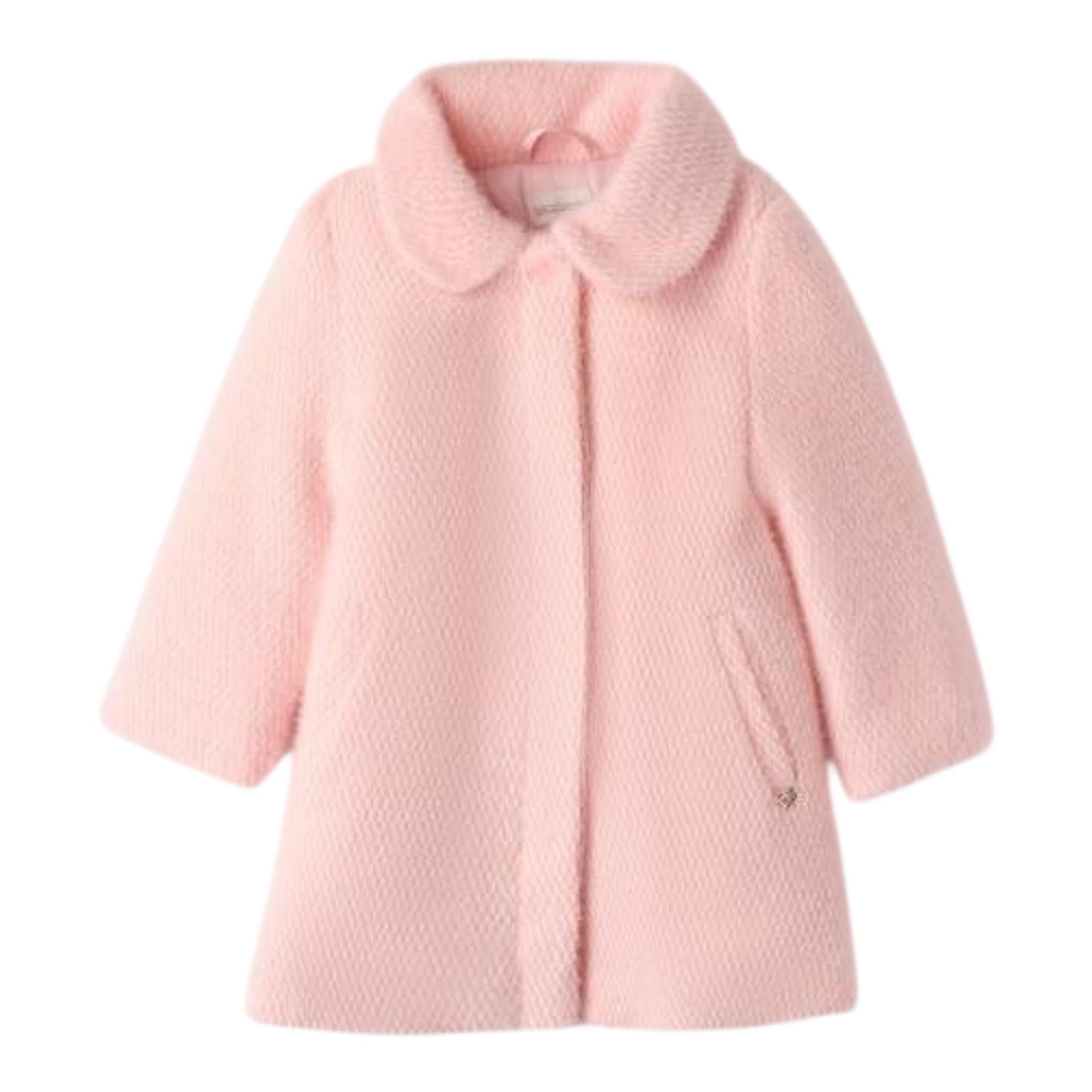 SARABANDA cappotto tinta unita con bottoni Rosa per Bambina 0A286X ROSA SARABANDA 