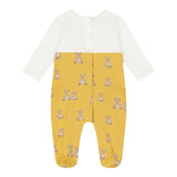 MAYORAL set utina bicolore con salopette e shirt integrata-cappello Bianco/giallo per Neonato 2618 BIANCO/GIALLO MAYORAL 