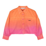 Philosophy Zweifarbiges Crop-Shirt Orange für Mädchen
