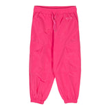 Msgm Pantalone Tinta Unita Con Elastico In Vita Fuxia Per Bambina
